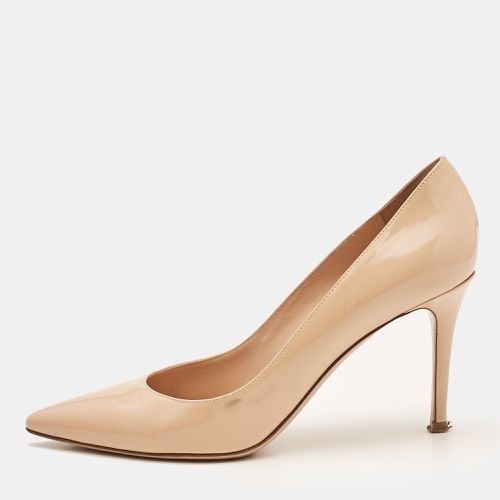 Gianvito Rossi Beige Patent Leather Gianvito Pumps Size 38.5 - Gianvito Rossi - Modalova