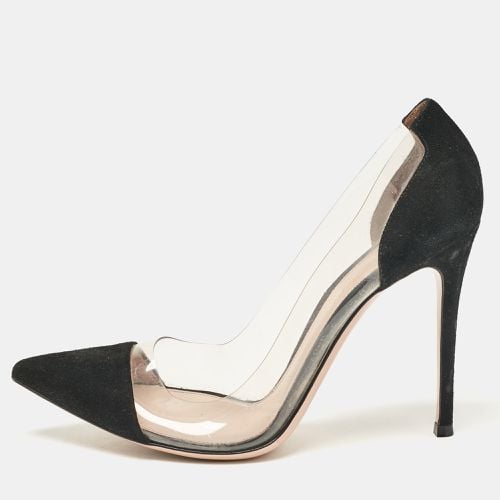 Gianvito Rossi Black PVC and Suede Plexi Pumps Size 39.5 - Gianvito Rossi - Modalova