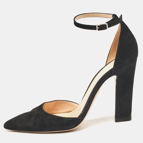 Suede Ankle Strap Pumps Size 37.5 - Gianvito Rossi - Modalova