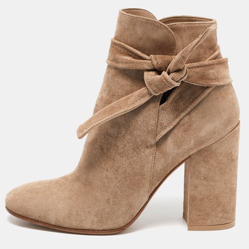 Suede Ankle Length Boots Size 38 - Gianvito Rossi - Modalova