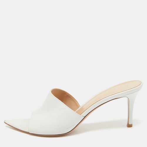 Gianvito Rossi White Leather Alise Mules Size 39 - Gianvito Rossi - Modalova