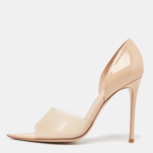 Gianvito Rossi Beige PVC and Patent Leather Bree Pumps Size 40 - Gianvito Rossi - Modalova