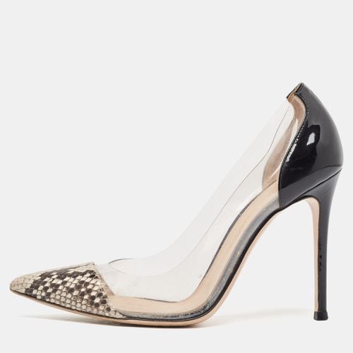 Gianvito Rossi Multicolor Python Leather and PVC Plexi Pumps Size 38 - Gianvito Rossi - Modalova