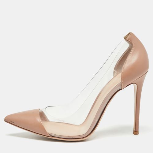 Gianvito Rossi Pink Leather and PVC Plexi Pumps Size 40.5 - Gianvito Rossi - Modalova