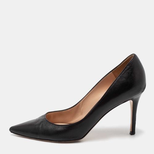 Gianvito Rossi Black Leather Pointed-Toe Pumps Size 37 - Gianvito Rossi - Modalova