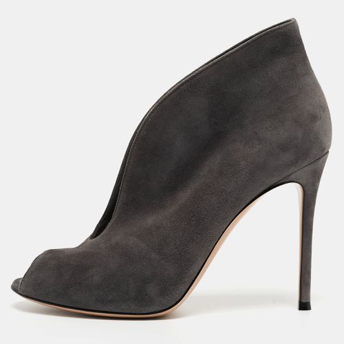 Gianvito Rossi Grey Suede Vamp Boots Size 40.5 - Gianvito Rossi - Modalova