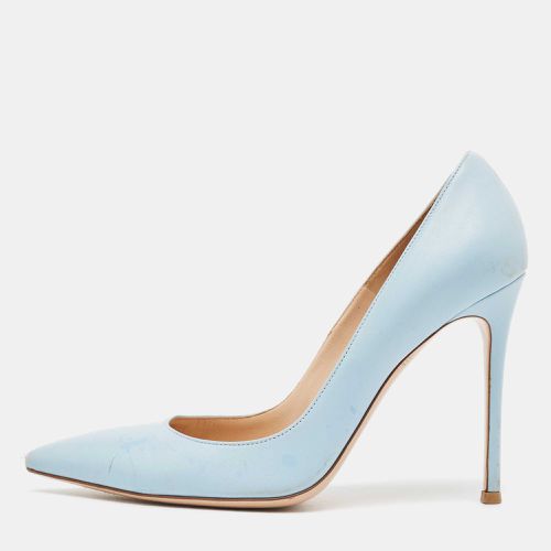 Gianvito Rossi Light Blue Leather Pointed Toe Pumps Size 39 - Gianvito Rossi - Modalova