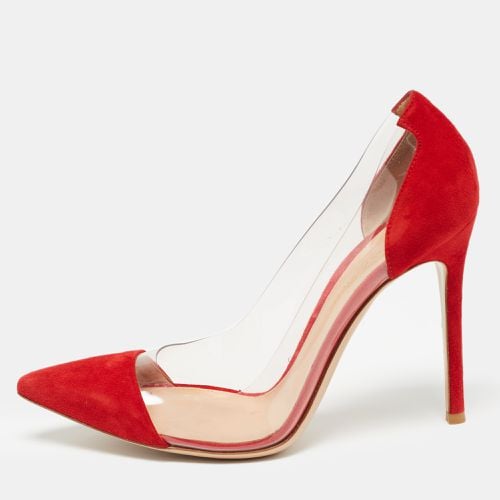 Gianvito Rossi Red Suede and PVC Gianvito 105 Pumps Size 38 - Gianvito Rossi - Modalova