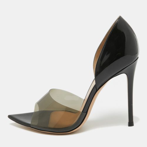 Gianvito Rossi Black PVC and Patent Bree Pumps Size 39 - Gianvito Rossi - Modalova