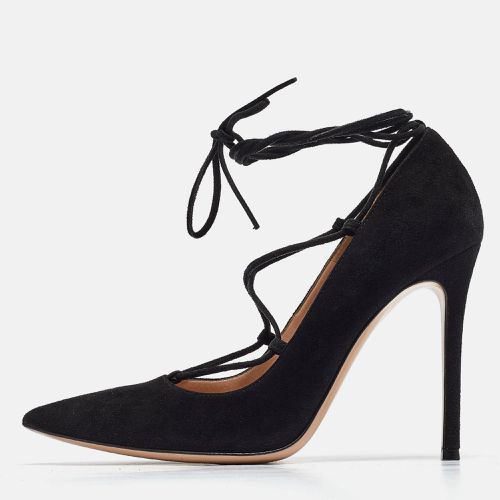 Suede Femi Lace Up Pumps Size 38 - Gianvito Rossi - Modalova