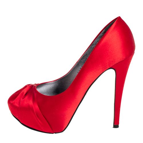 Satin Platform Pumps Size 37.5 - Gina - Modalova