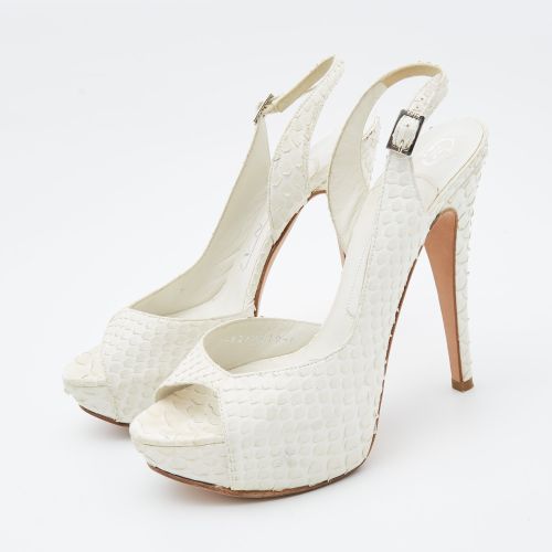 Python D'orsay Slingback Sandals Size 37 - Gina - Modalova
