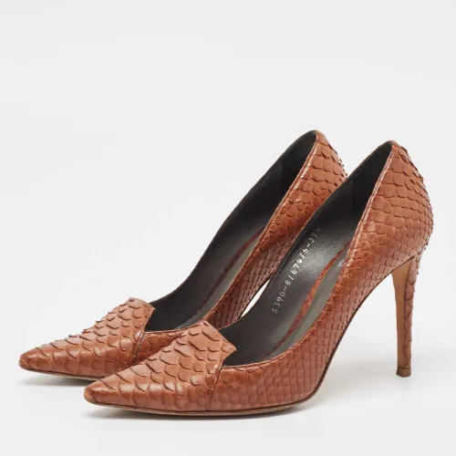 Python Pointed Toe Pumps Size 37.5 - Gina - Modalova