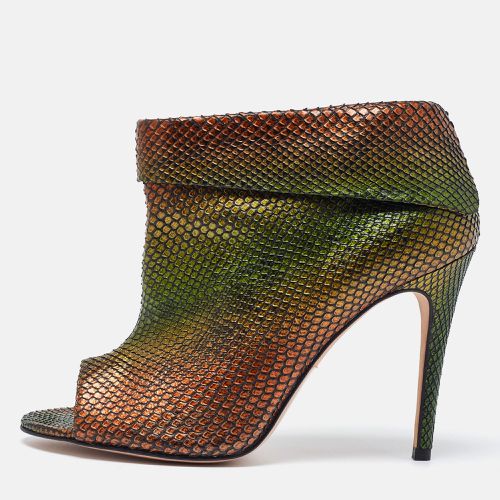 Python Peep Toe Booties Size 39 - Gina - Modalova