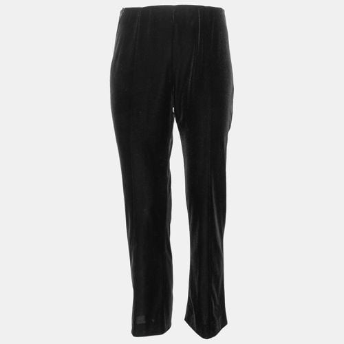 Giorgio Armani Black Velvet Trouser M - Giorgio Armani - Modalova