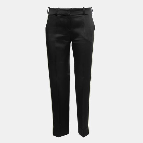 Giorgio Armani Black Satin Side Stripe Detail Trousers S - Giorgio Armani - Modalova