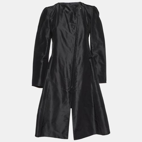 Silk Zip - Up Coat M - Giorgio Armani - Modalova