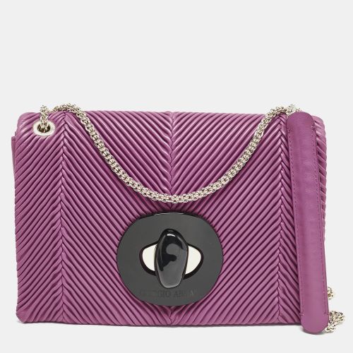 GIORGIO ARMANI HORIZONTAL CLUTCH THE FIRST IN LAMINATED