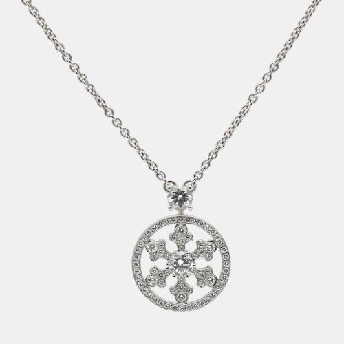 Snowflakes Diamond 18k Gold Pendant Necklace - Graff - Modalova