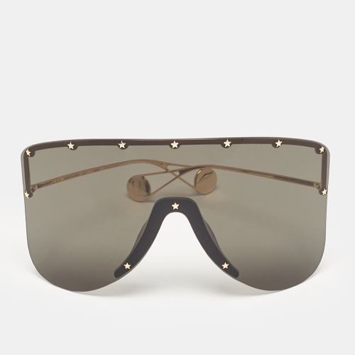 Gucci Black GG0541S Star Mask Shield Sunglasses - Gucci - Modalova