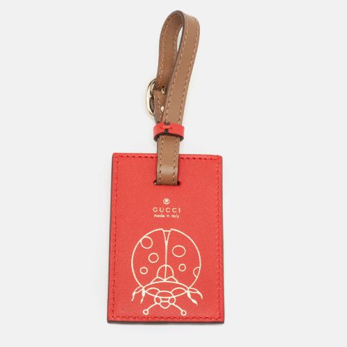 Lady Bag Print Leather Luggage Tag - Gucci - Modalova