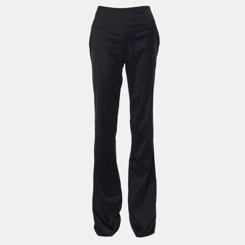 Gucci Dark Grey Crepe Boot Cut Pants M - Gucci - Modalova