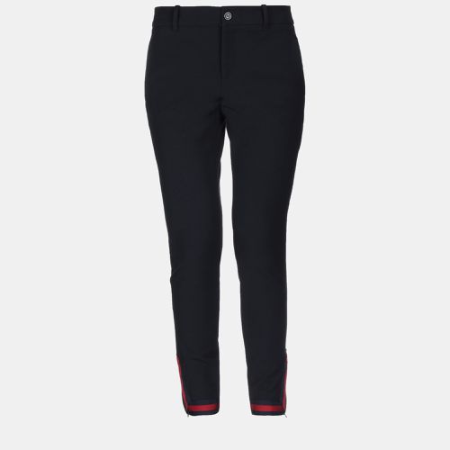 Gucci Navy Blue Cotton Trousers Size 42 - Gucci - Modalova