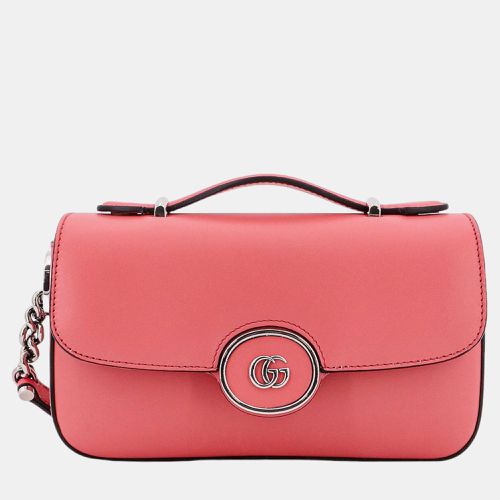 Leather Petite GG Shoulder Bag - Gucci - Modalova