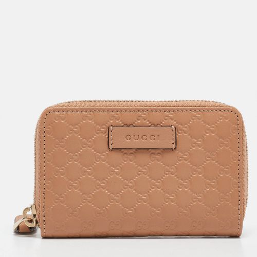 Gucci Beige Microguccissima Leather Coin Purse - Gucci - Modalova