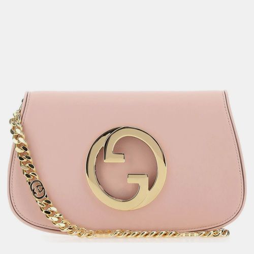 Gucci Pink Leather Blondie Shoulder Bag - Gucci - Modalova