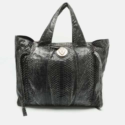 Hysteria Large Python Leather Tote - Gucci - Modalova