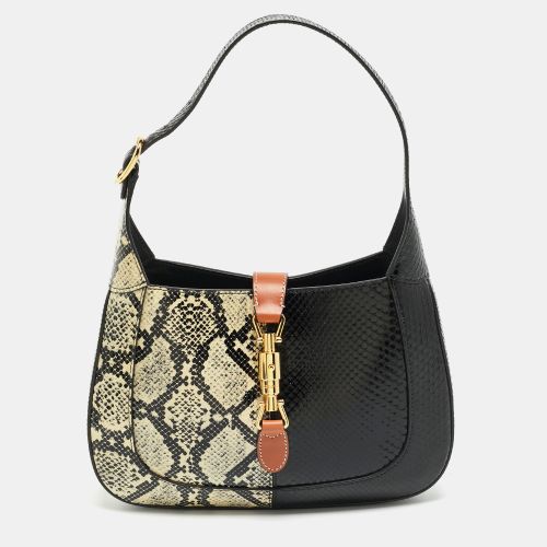 Jackie 1961 Small /Monochrome Python Hobo - Gucci - Modalova
