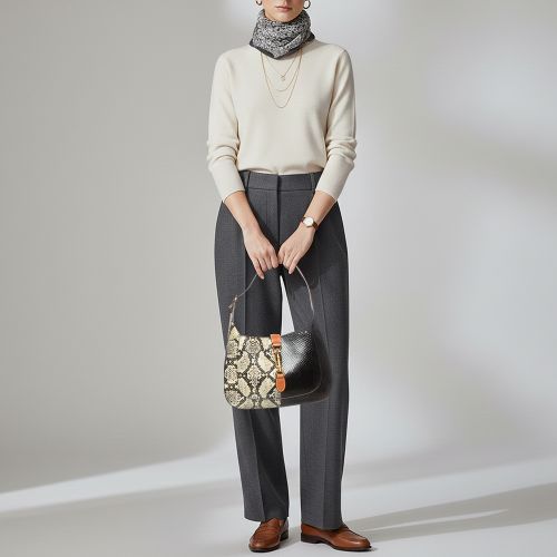 Jackie 1961 Small /Monochrome Python Hobo - Gucci - Modalova