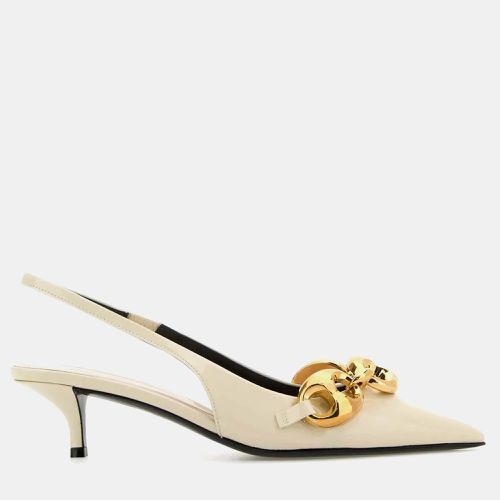 Gucci Ivory Leather Pump EU 37 - Gucci - Modalova