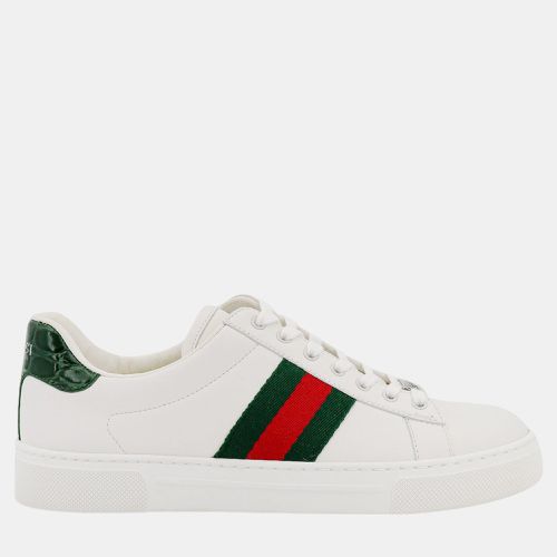 Gucci White Ace Sneakers EU 36.5 - Gucci - Modalova