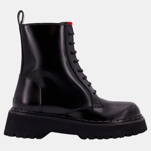 Gucci Black Leather Boots EU 36 - Gucci - Modalova