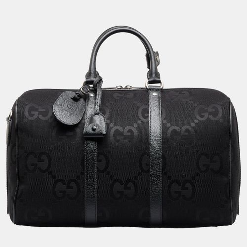 Gucci Black Small Jumbo GG Canvas Duffle Bag - Gucci - Modalova