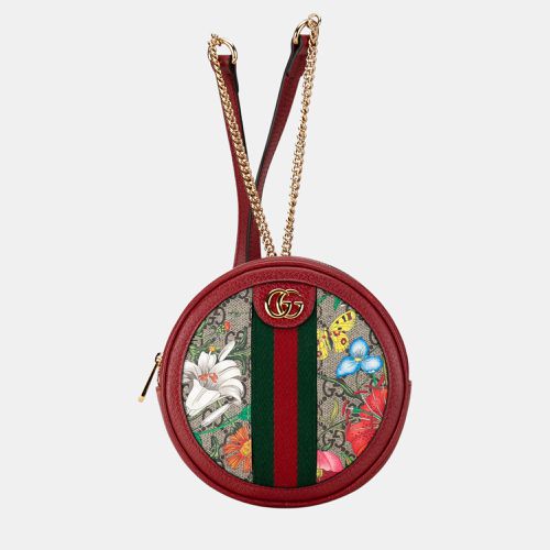 Red GG Supreme Flora Ophidia Backpack - Gucci - Modalova