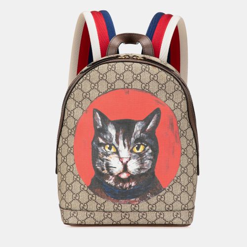 Gucci GG Supreme Bosco Web Backpack - Gucci - Modalova