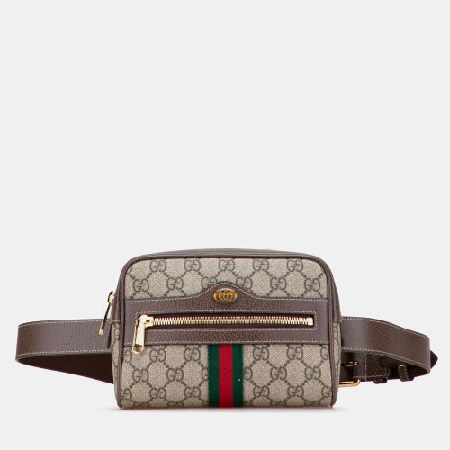 Gucci Beige/Brown Small GG Supreme Ophidia Belt Bag - Gucci - Modalova