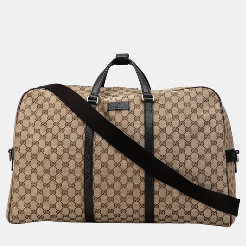 Gucci Beige/Brown GG Canvas Travel Bag - Gucci - Modalova