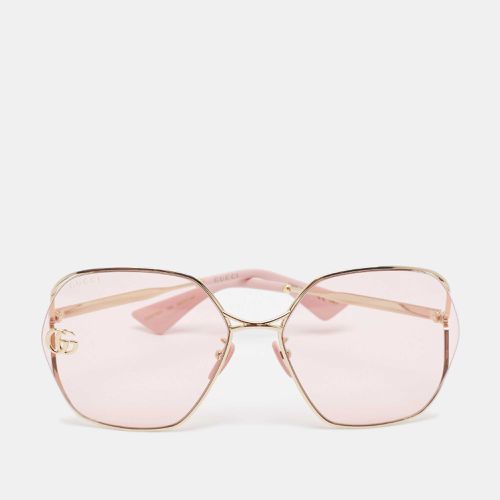 Gold GG0818SA GG Oversized Sunglasses - Gucci - Modalova