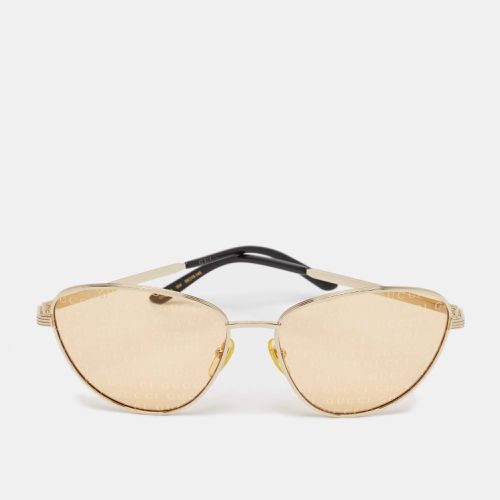 Gucci Yellow/Gold Tone GG0803S Cat Eye Sunglasses - Gucci - Modalova