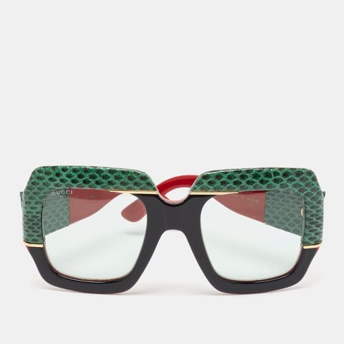 Gucci Multicolor Snakeskin GG0484S Square Sunglasses - Gucci - Modalova