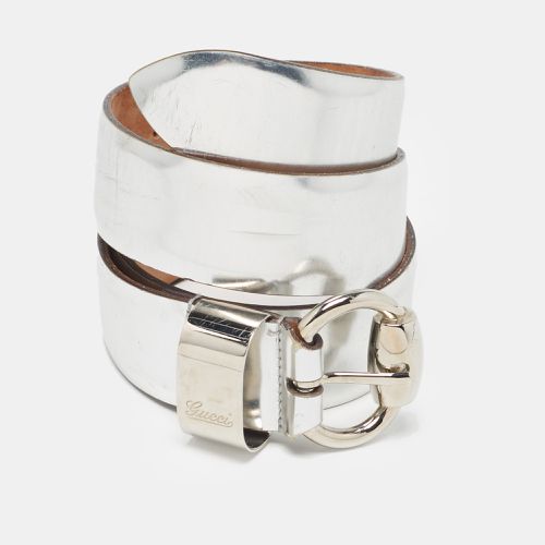 Leather Horsebit Buckle Belt 80 CM - Gucci - Modalova