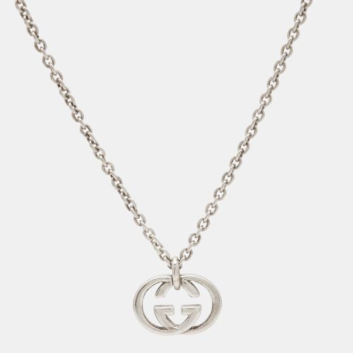 Gucci Interlocking G Sterling Silver Necklace - Gucci - Modalova