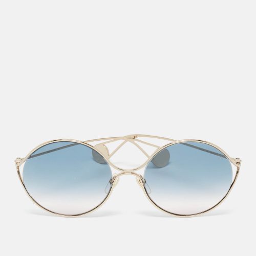 Gradient GG0253S Pearl Embellished Round Sunglasses - Gucci - Modalova