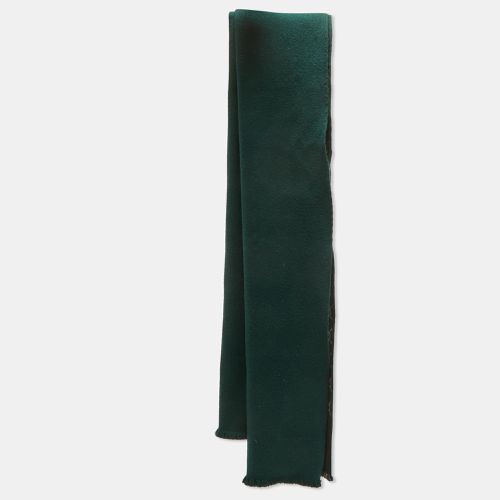 Gucci Brown/Green GG Simple Ripon Wool Scarf - Gucci - Modalova