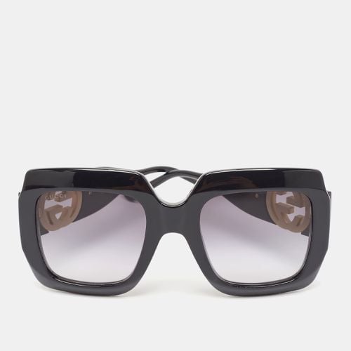 Gradient GG1022S Interlocking G Oversized Sunglasses - Gucci - Modalova