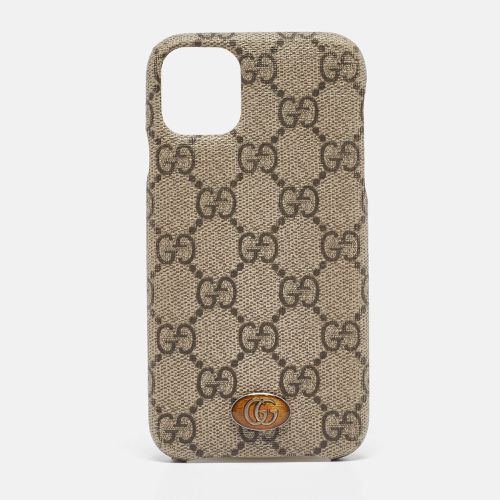 Gucci Beige GG Supreme Canvas Ophidia iPhone 11 Pro Max Case - Gucci - Modalova